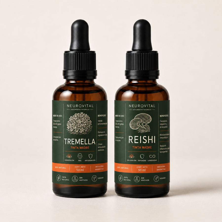BELLEZA + ANTIOXIDANTES — Tremella + Reishi