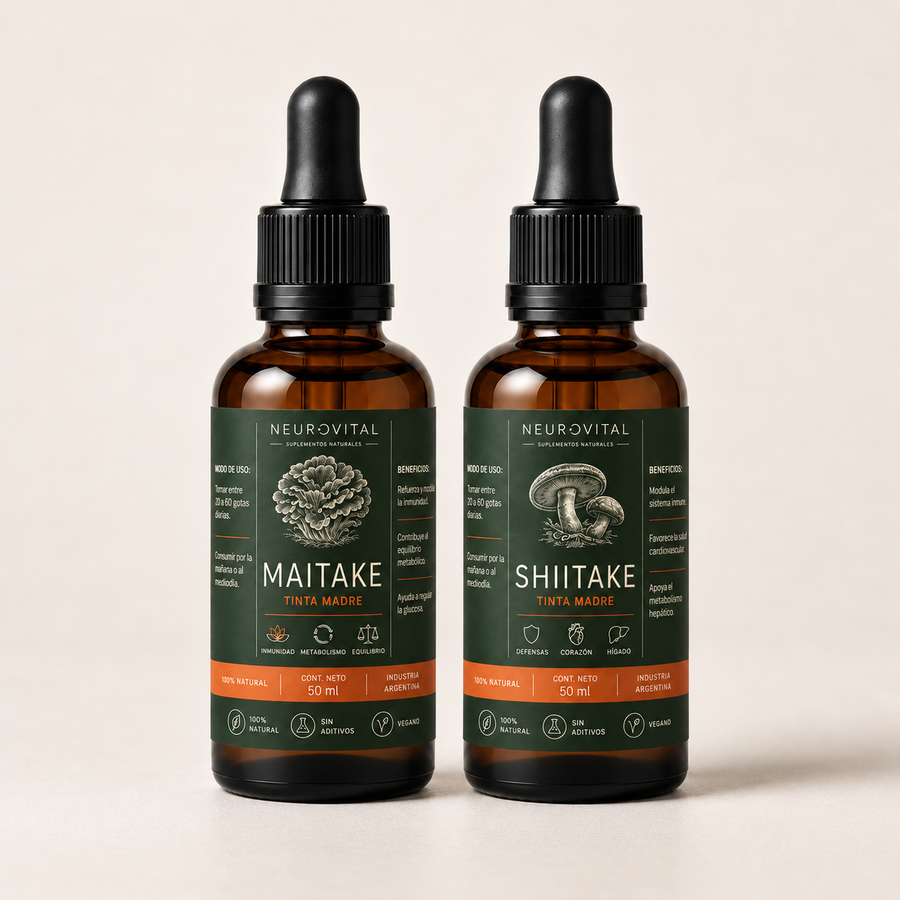 INMUNIDAD METABÓLICA — Maitake + Shiitake