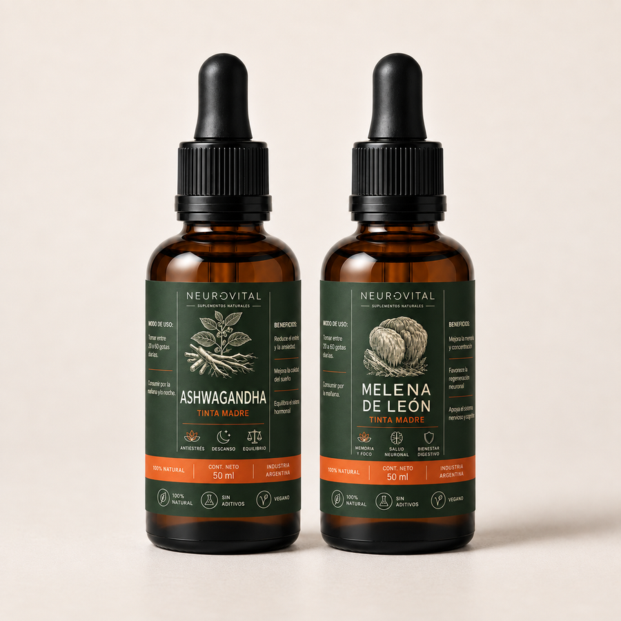 CALMA + FOCO — Ashwagandha + Melena de León